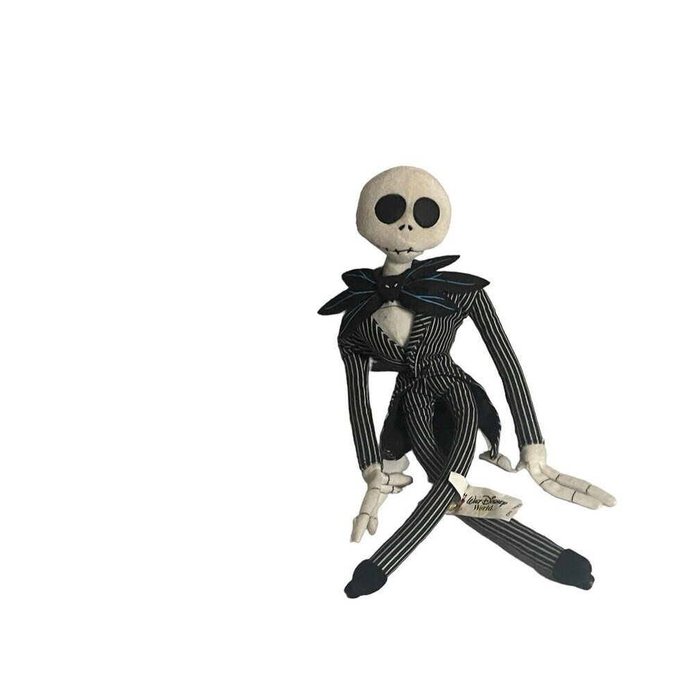Disney Nightmare Before Christmas Jack Skellington Bean Bag Plush 13”